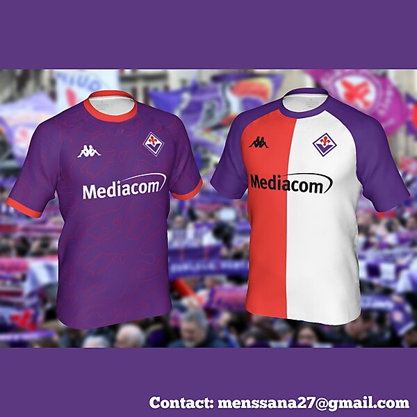 ACF Fiorentina hypothetical match jerseys