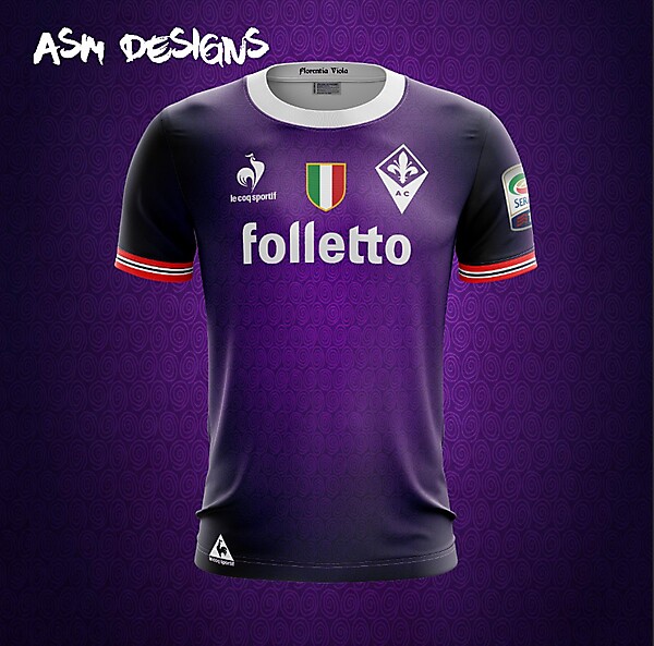 ACF Fiorentina Le Coq Sportif 2018 Home Kit