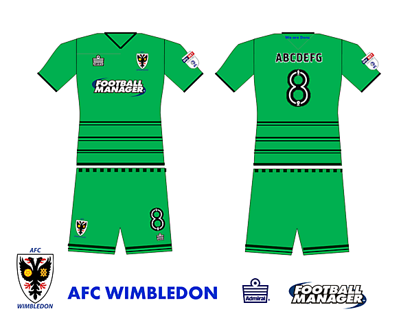 AFC Wimbledon goalkeeper kit