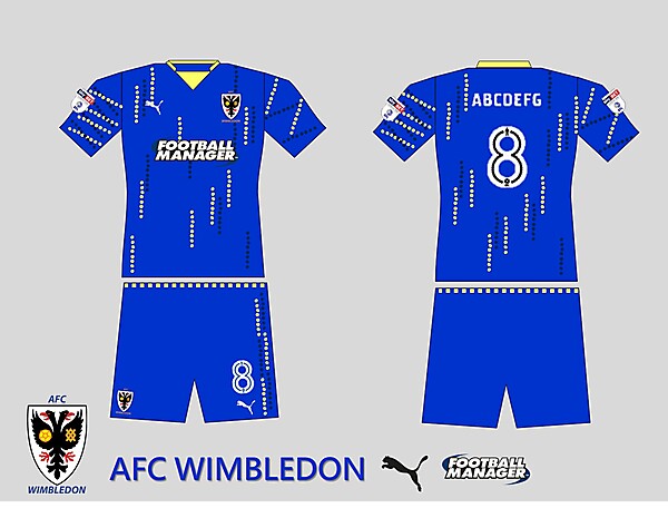 AFC Wimbledon Home kit 2018