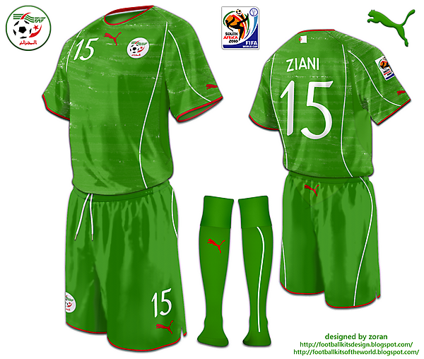 Algeria World Cup 2010 fantasy away