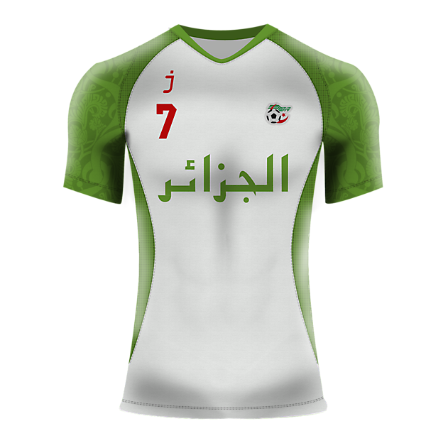 Algeria home jersey by J-sports