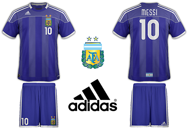 Adidas Argentina Away Kit