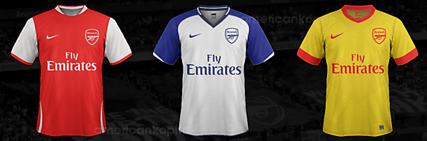 Arsenal Concept 2013/14 Kits