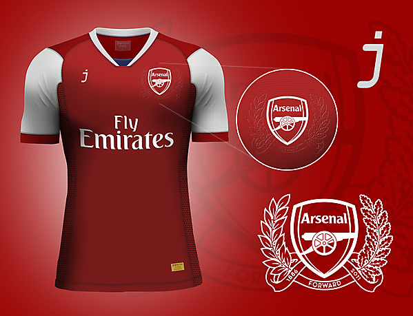 Arsenal home jersey by J-sports