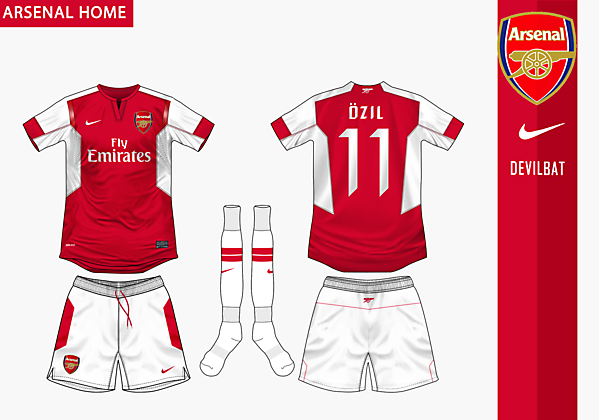 Arsenal Home Nike 2014