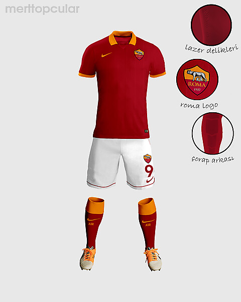 AS Roma Home Kit Design