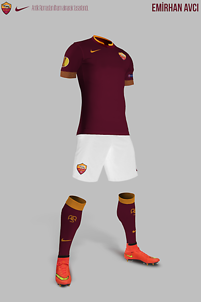 AS Roma Home Kit Design