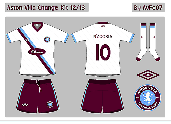 Aston Villa First & Change Kits