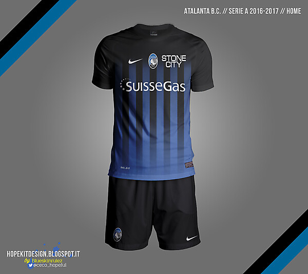 Atalanta 2016/2017 Serie A HOME