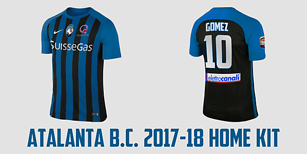 Atalanta 2017-18 Home Jersey