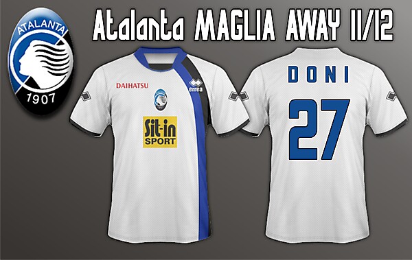 Atalanta Away 11/12