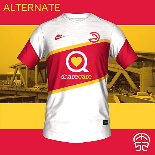 ATLANTA HAWKS CONCEPT SOCCER ALTERNATE JERSEY