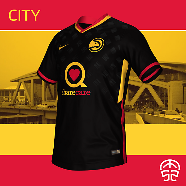 ATLANTA HAWKS CONCEPT SOCCER CITY JERSEY