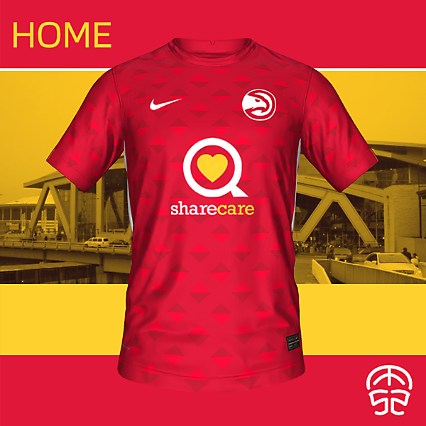 ATLANTA HAWKS CONCEPT SOCCER HOME JERSEY