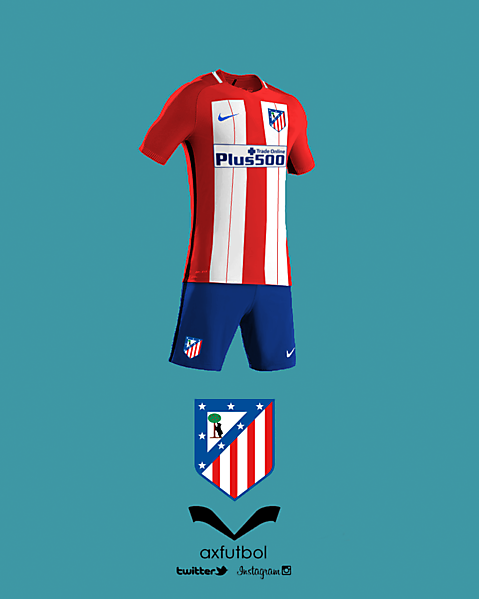 Atletico de Madrid home kit design