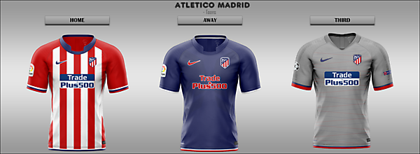 Atletico Madrid -- Home/Away/Third