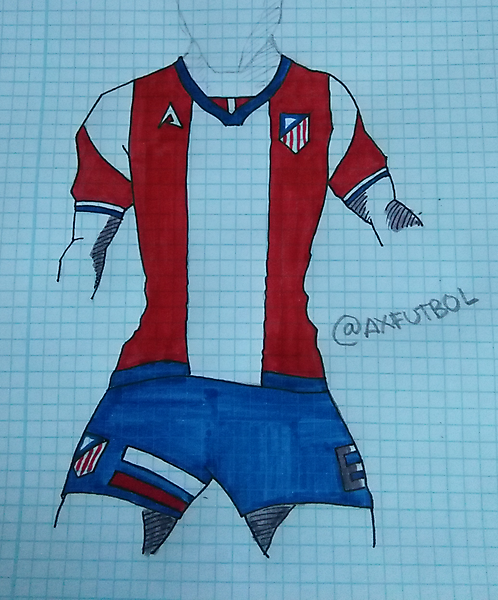 ATLETICO MADRID HOME KIT