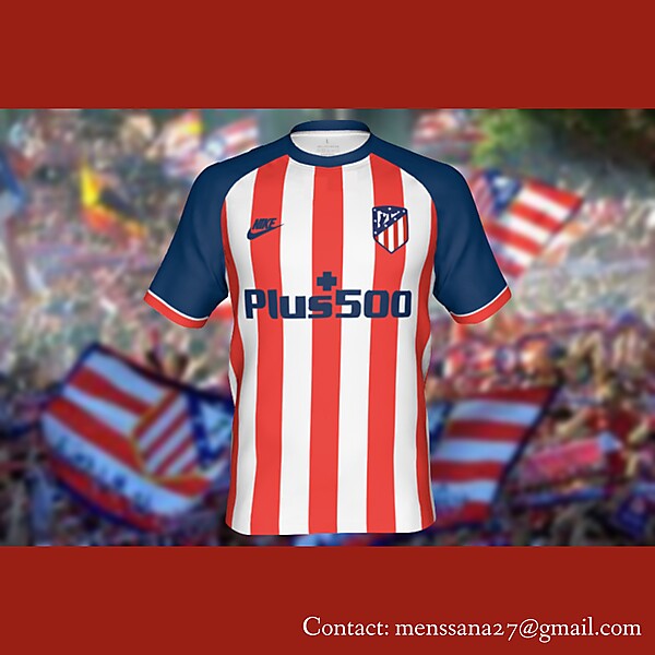 Atlético Madrid hypothetical match jersey