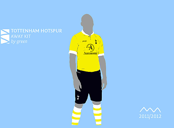 Tottenham Hotspur Away by green