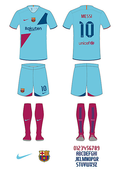 Barcelona away kit