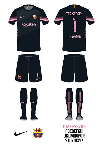 Barcelona keeper kit