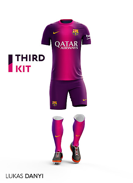 Barcelona third kit 16/17