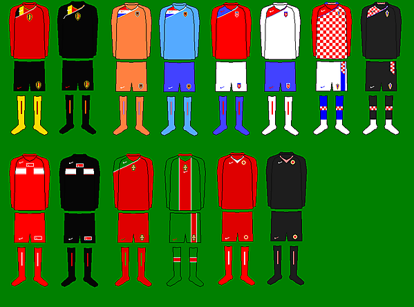 Nike World Cup Kits.