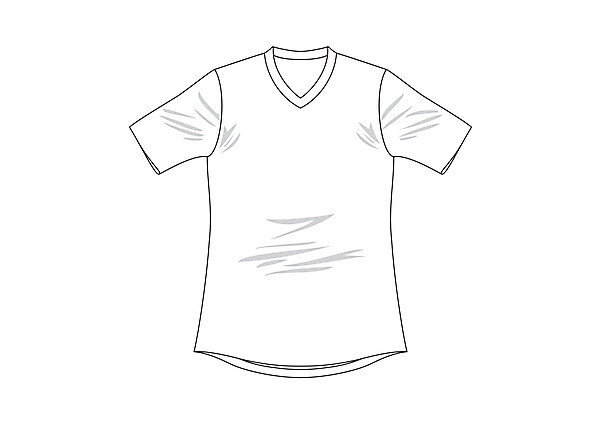 Blank shirt template