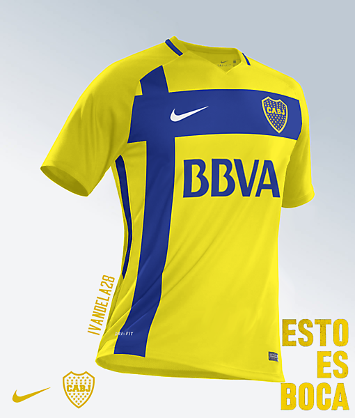 Boca Jrs Away Kit Nike v3