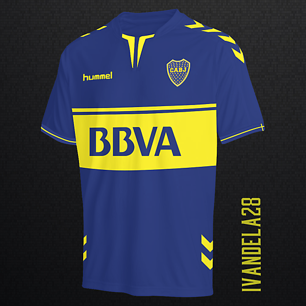 Boca Jrs Home Kit Hummel