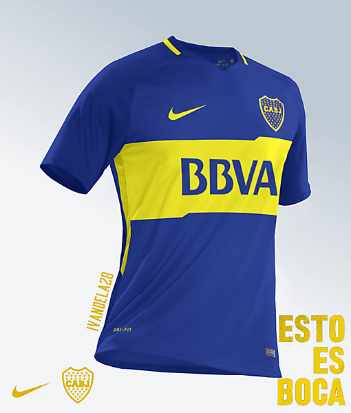 Boca Jrs Home Kit Nike