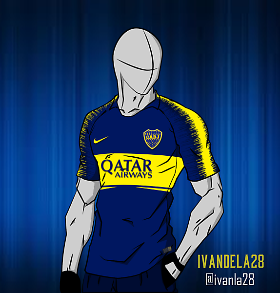 Boca Jrs Home Kit Nike