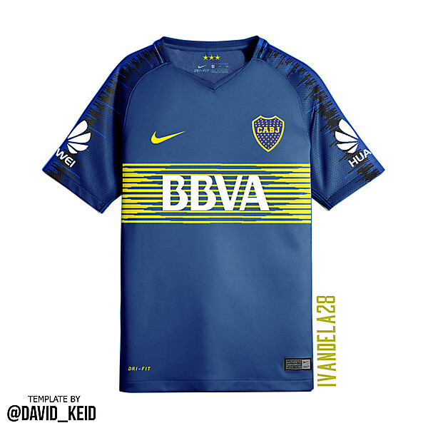 Boca Jrs Home Kit Nike v2