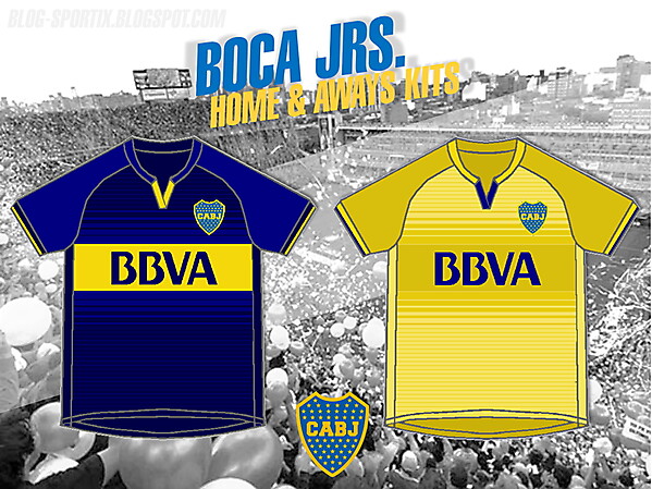 Boca Jrs. Home y Away Kits