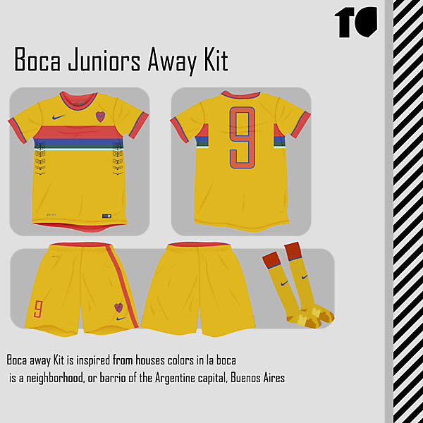 Boca Juniors Away Kit