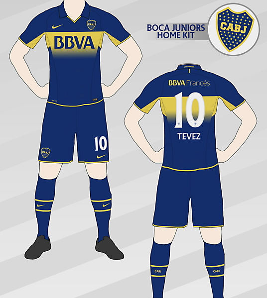 Boca Juniors Home Kit