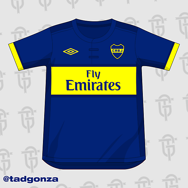 Boca Juniors Umbro Home