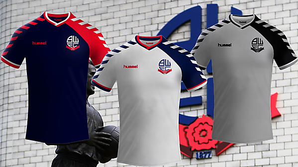 Bolton Wanderers Fc / Hummel Kits 2017