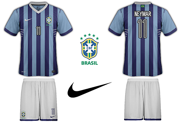 Brazil Nike Away Kit