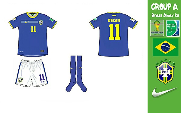 Brazil Away Kit