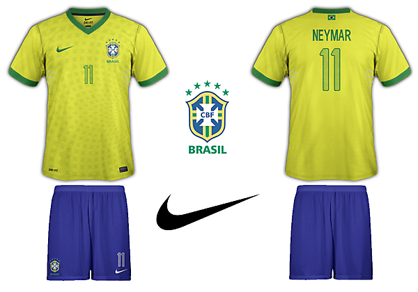 Brazil Nike Home Kit