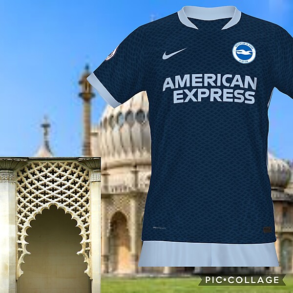 Brighton Away - Royal Pavilion inspired