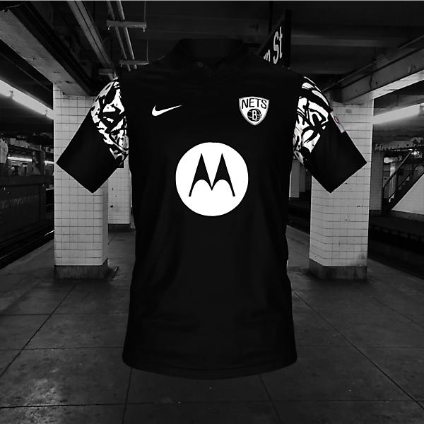 BROOKLYN NETS CONCEPT SOCCER HOME JERSEY