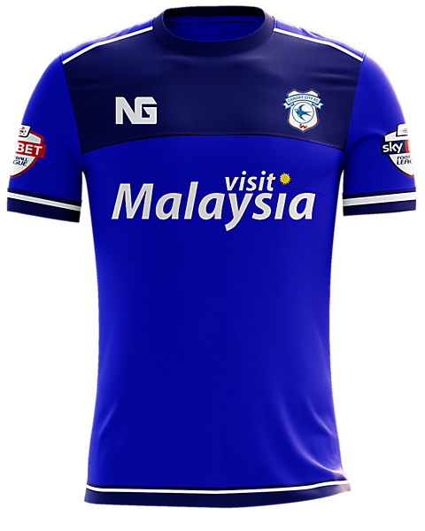 Cardiff City Home Jersey Concept.