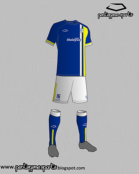 Cardiff City (Wales) Home Kit 2016