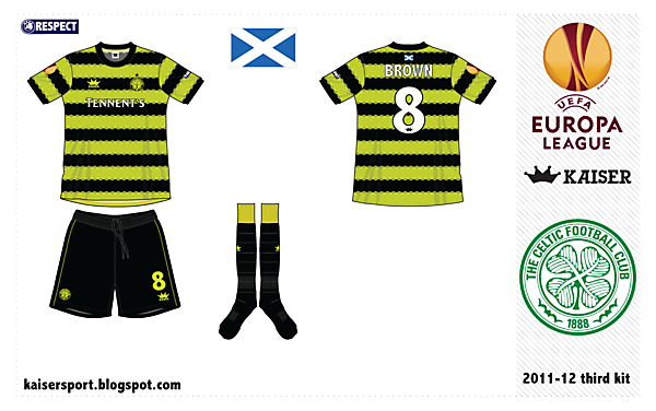 Celtic FC 3rd kit by @kunkuntoto