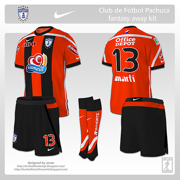 CF Pachuca fanatsy away