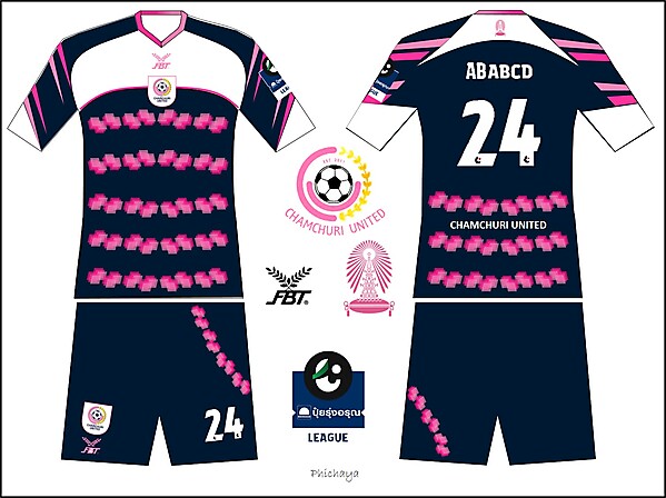 Chamchuri United away kit 2024