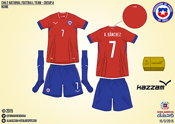Chile Home - Group A, 2015 Copa América